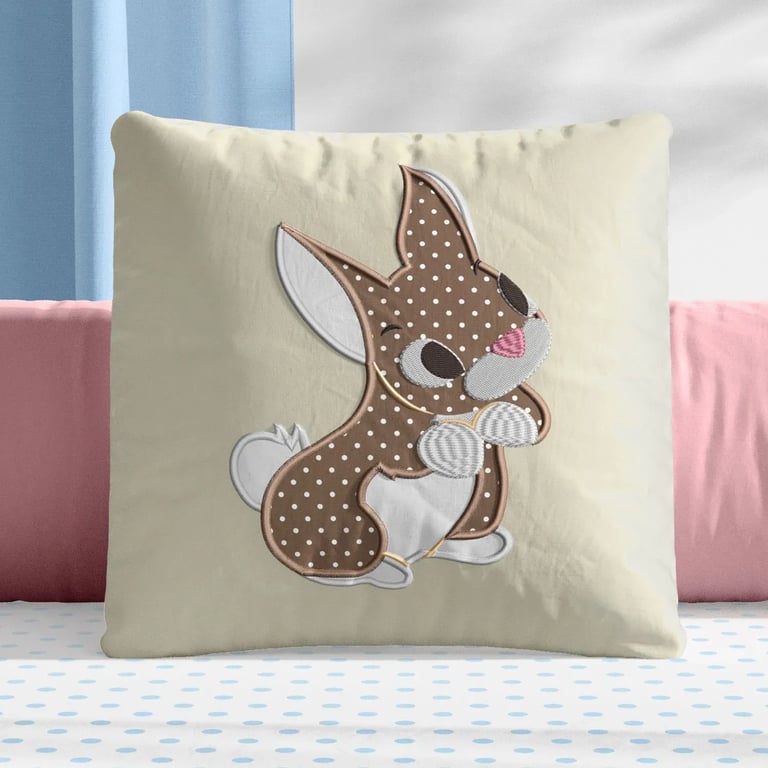 Almofada Quadrada Coelho da Floresta
