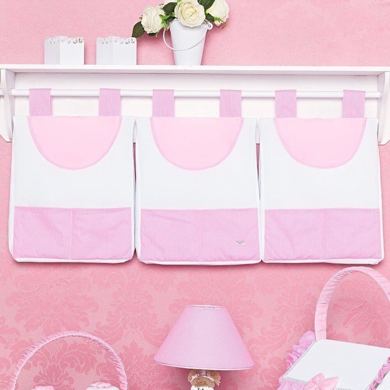 Porta Fraldas Varão Classic Rosa