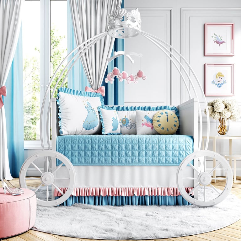 Kit Berço Princesa Cinderela — vista alternativa