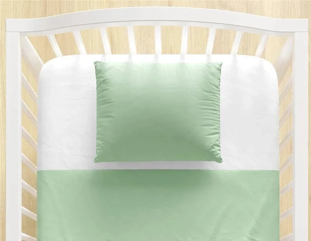 Jogo de Lençol Berço Verde