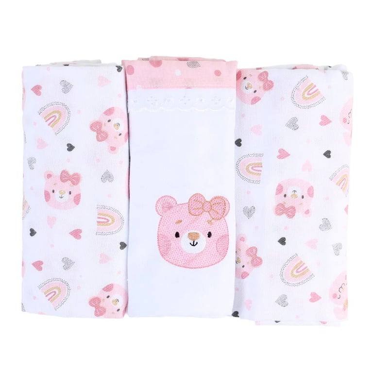 Cueiro Baby Gijo Cute Animals Ursinha