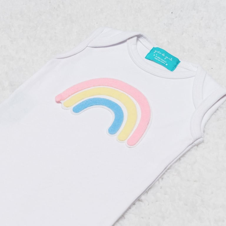 Fantasia Arco-Íris Bebê 3 Peças — vista alternativa