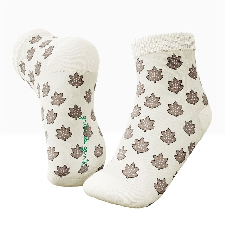 Kit Meia Bebê Tal Pai Tal Filho Trocapé Folhas de Outono 4 Pares Tam 13/20 e 39/43 — vista alternativa