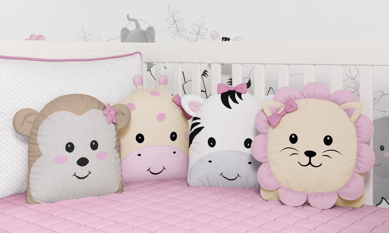 Kit Berço Amiguinhos Safári