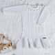 Vestido Tricot Pompom Branco Chantilly - imagem 3