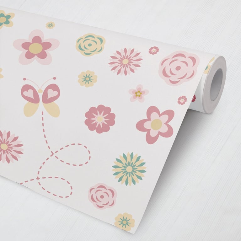 Papel de Parede Jardim Colorido 3M