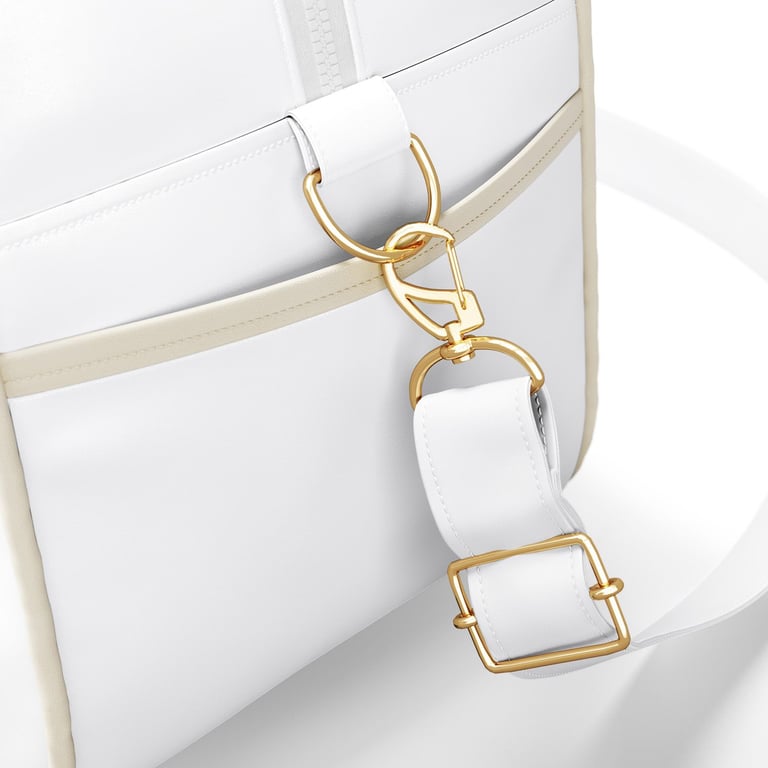 Bolsa Maternidade Amiguinho Macaquinho Branco 35cm — vista alternativa