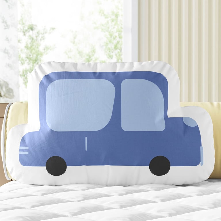 Almofada Carro na Pista Azul 33cm
