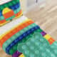 Edredom Infantil Solteiro Pop It Colorido - imagem 1