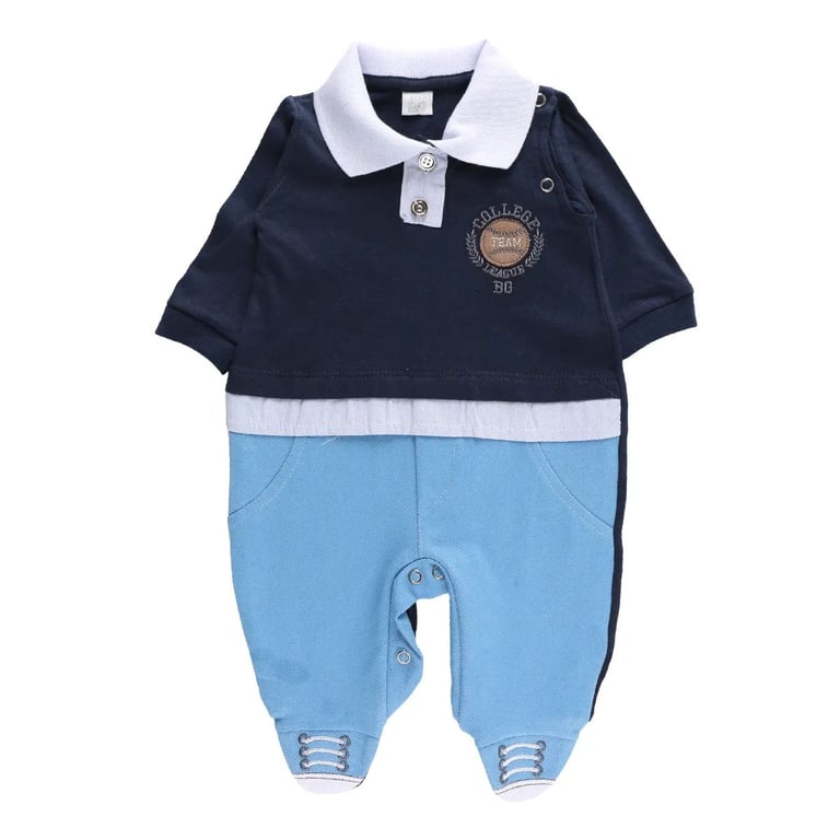 Saída Maternidade Baby Gijio College Team Azul Marinho