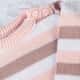 Saída Maternidade Tricot Casaquinho Listrado Rosa 03 Peças - imagem 3