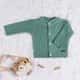Saída Maternidade Tricot Casaquinho Verde Pistache 03 Peças - imagem 1
