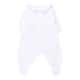 Saída de Maternidade Ternura em Tricot com Bordado Branco Tam P - imagem 3
