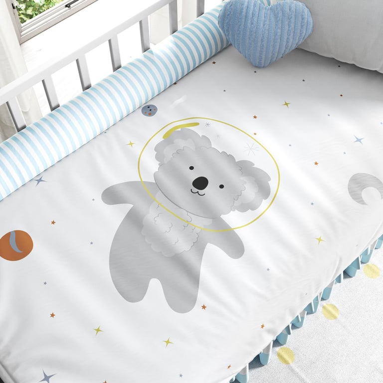 Edredom de Berço Amiguinho Coala Astronauta