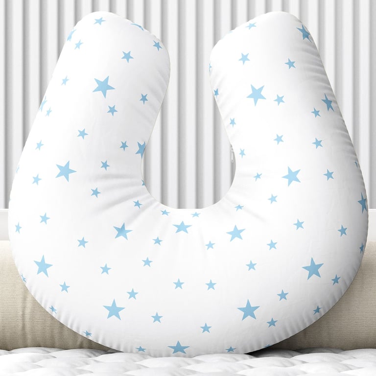 Almofada Amamentação Estrela Estrelinha Azul