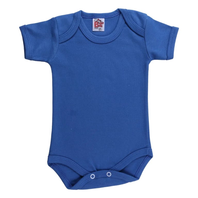 Kit Body Manga Curta Bebê Baby Bee Suedine Rosa 3 Peças — vista alternativa