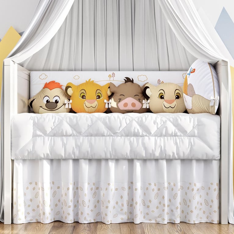 Kit Berço Amiguinhos O Rei Leão