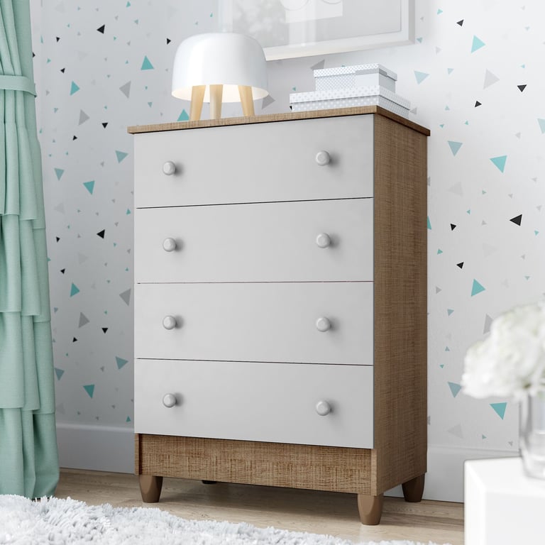 Cômoda Infantil Branco Mel Flat