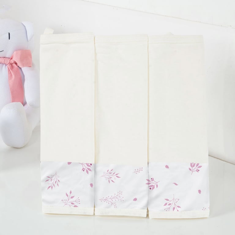 Jogo de Fraldas de Boca em Malha Amarilys Rosé