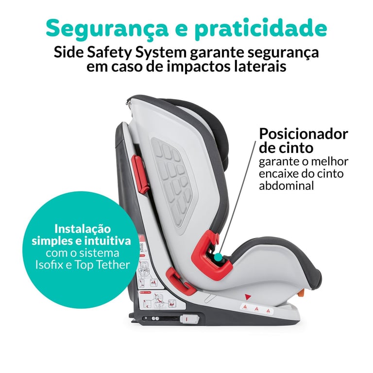 Cadeirinha de Carro Youniverse Fix Jet Black — vista alternativa