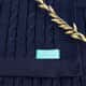 Cobre Leito Azul Marinho Tricot - imagem 1