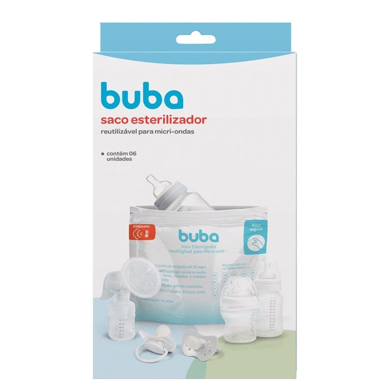 Saco Esterilizador Reutilizável para Micro-Ondas