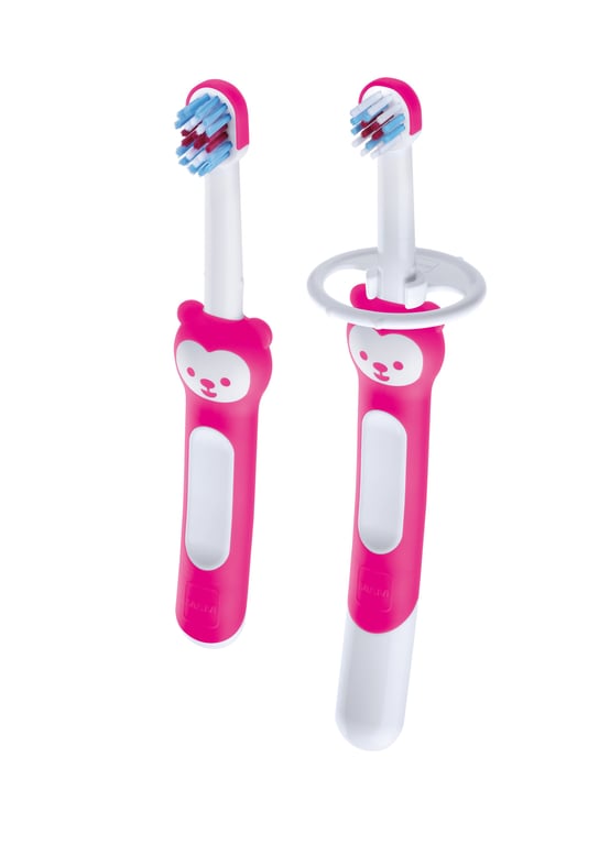 Escova de Dentes Learn to Brush Azul Dupla