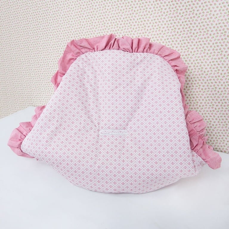 Capa de Bebê Conforto Flor de Lys Rosê