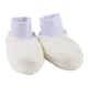 Pantufa Bebê Chutinho Liso Off White - imagem 3