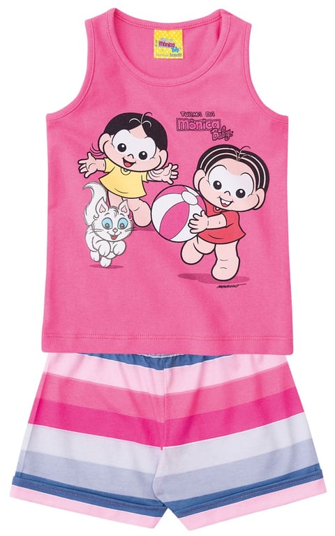 Conjunto Curto Turma da Mônica