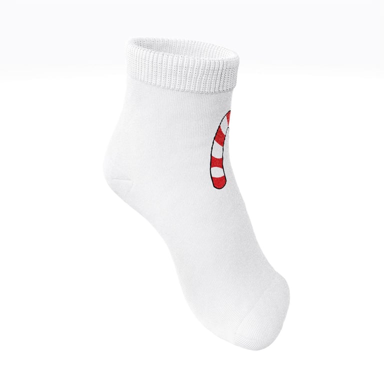 Meia Bebê Pirulito Branco