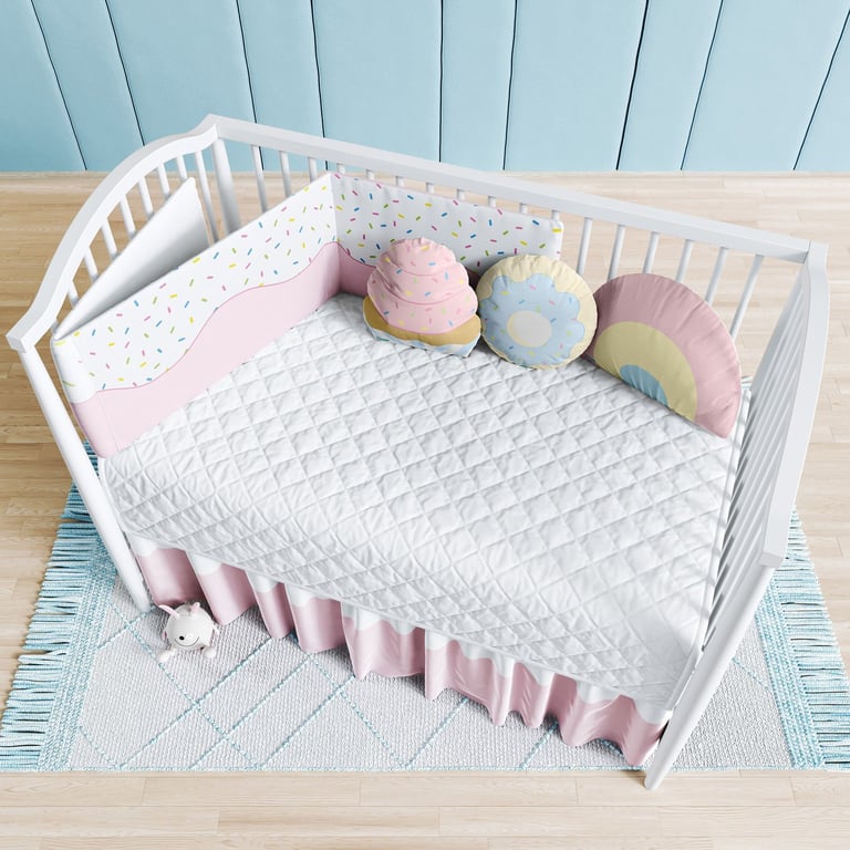 Kit Berço Dobrável 2 em 1 Doce Sonho — vista alternativa