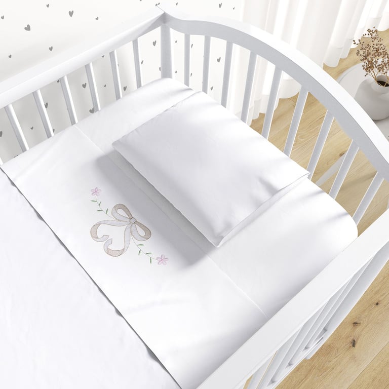 Jogo de Lençol Berço Bordado Sophia Provençal 3 peças — vista alternativa