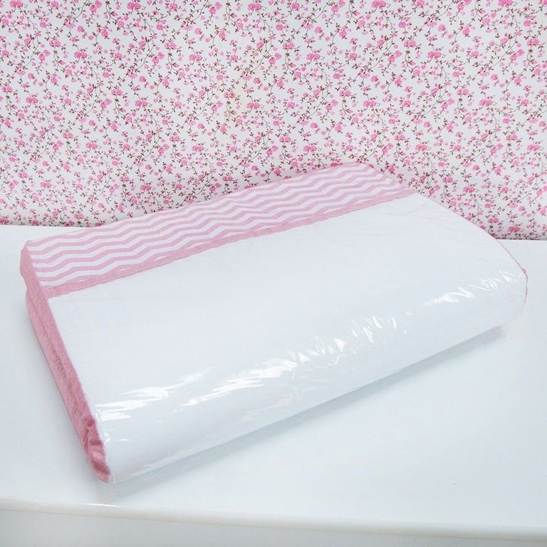 Trocador de Fraldas Glamour Chevron Rosê