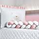 Edredom de Berço Branco Menina Ursinha Coração - imagem 3