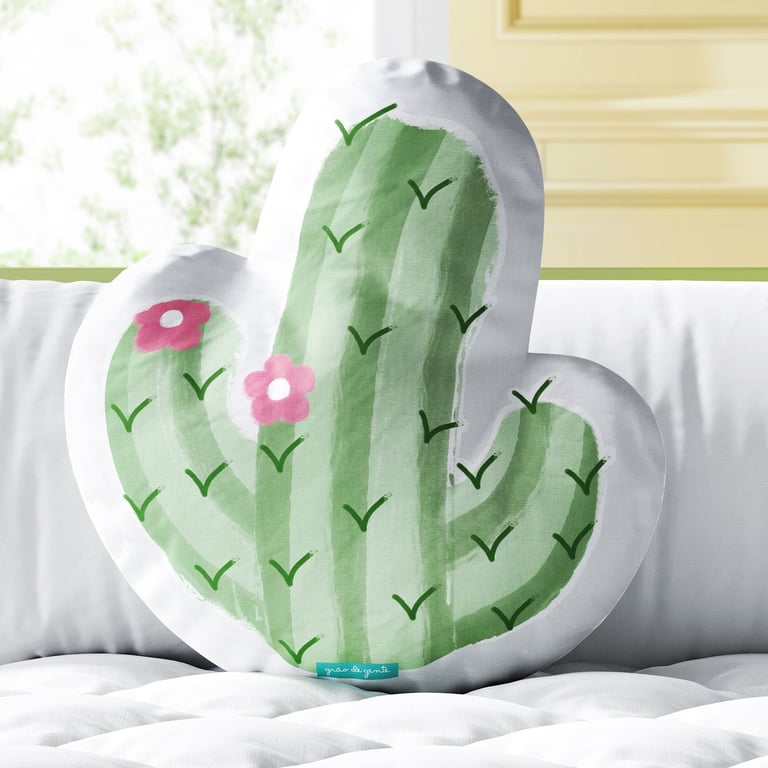 Almofada Cacto em Flor 33cm