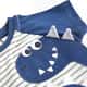 Macacão Curto Dino Feliz Azul Marinho - imagem 4