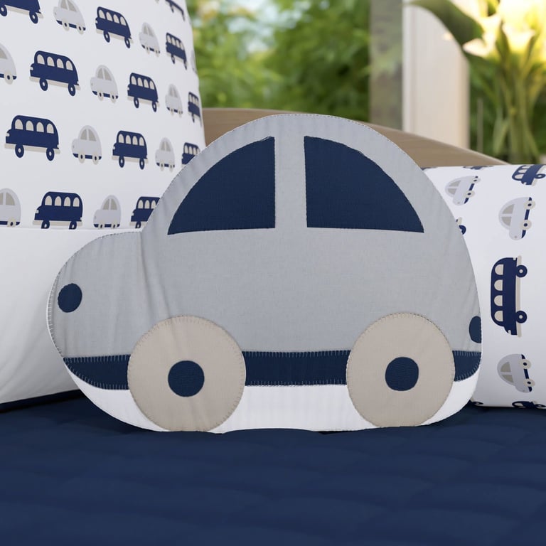 Almofada Carrinho Amarelo 26cm