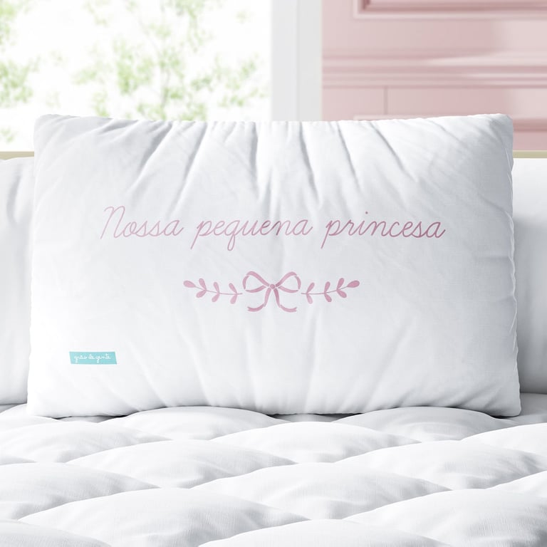 Almofada Retangular Nosso Pequeno Príncipe Azul 35cm