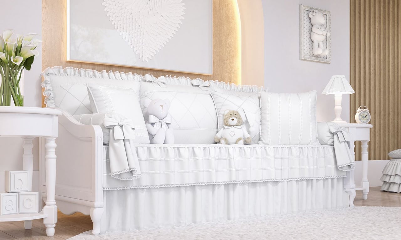 Kit Cama Babá Branco Clássico — vista alternativa