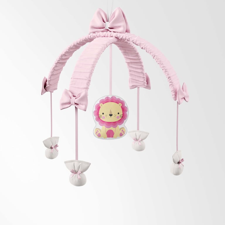 Móbile Leão Selva Baby