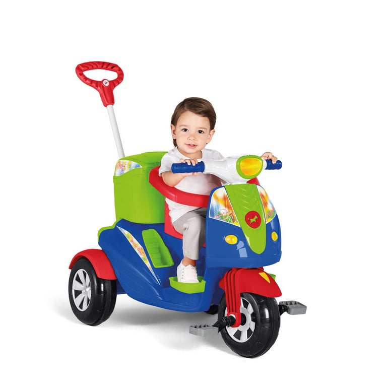 Triciclo com Empurrador Moto Uno — vista alternativa