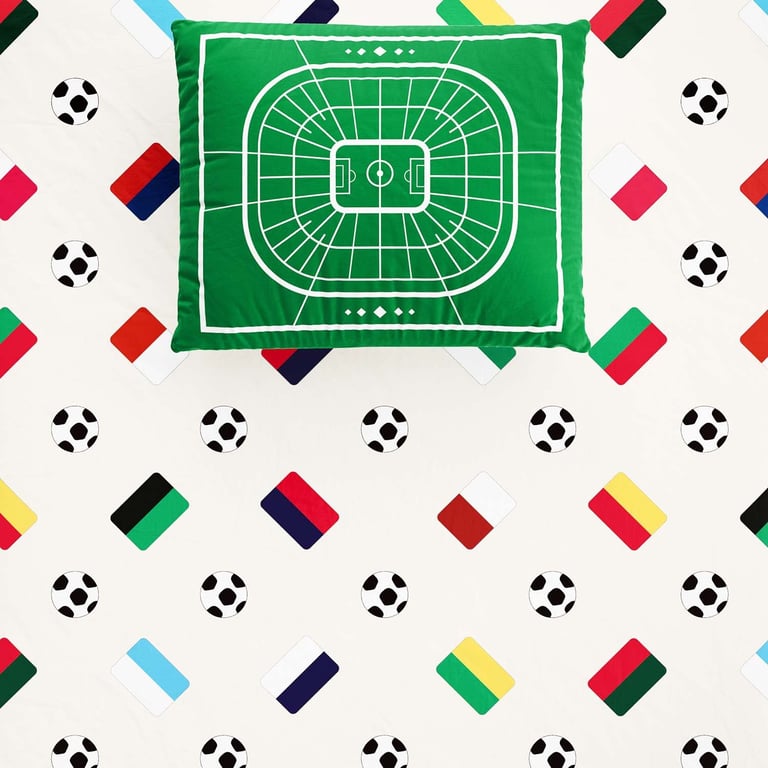 Jogo de Lençol Berço Bandeiras Seleções do Mundo — vista alternativa