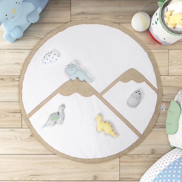 Tapete Interativo Redondo Amiguinhos Dino 90cm