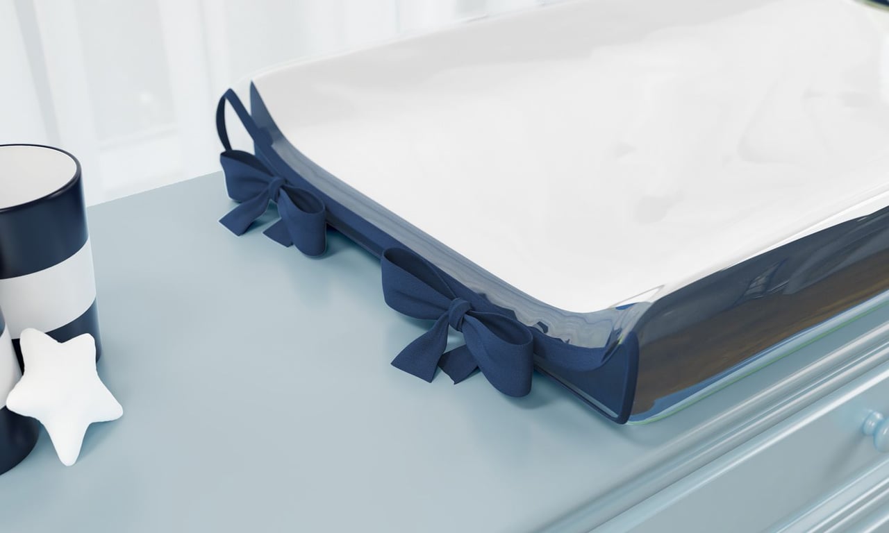 Trocador de Fraldas Americano Urso Aviador — vista alternativa