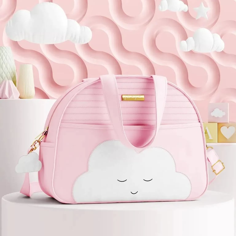 Mala Maternidade Light Rosa