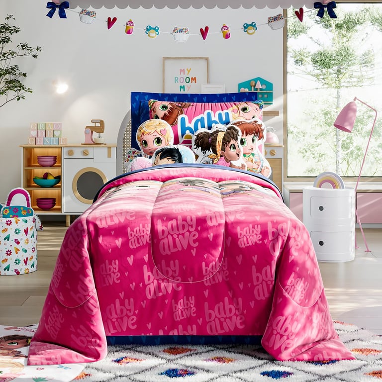 Manta Infantil Solteiro Dupla Face com Soft Baby Alive 1,20M — vista alternativa