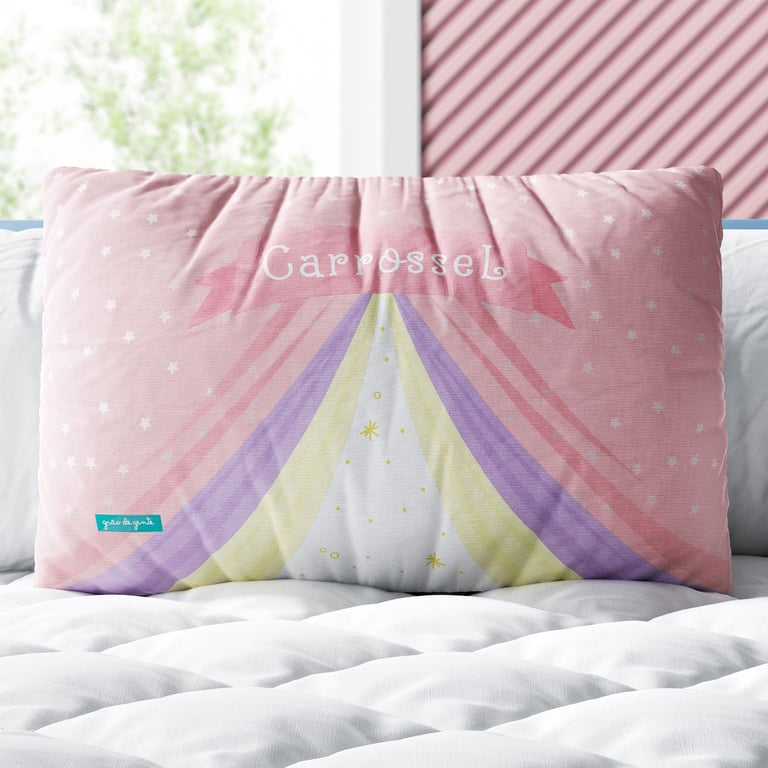 Almofada Retangular Tenda Estrelada Carrossel 35cm