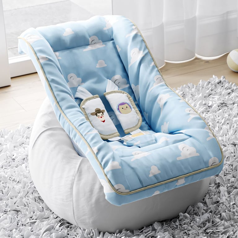 Capa de Bebê Conforto com Protetor de Cinto Toy Story