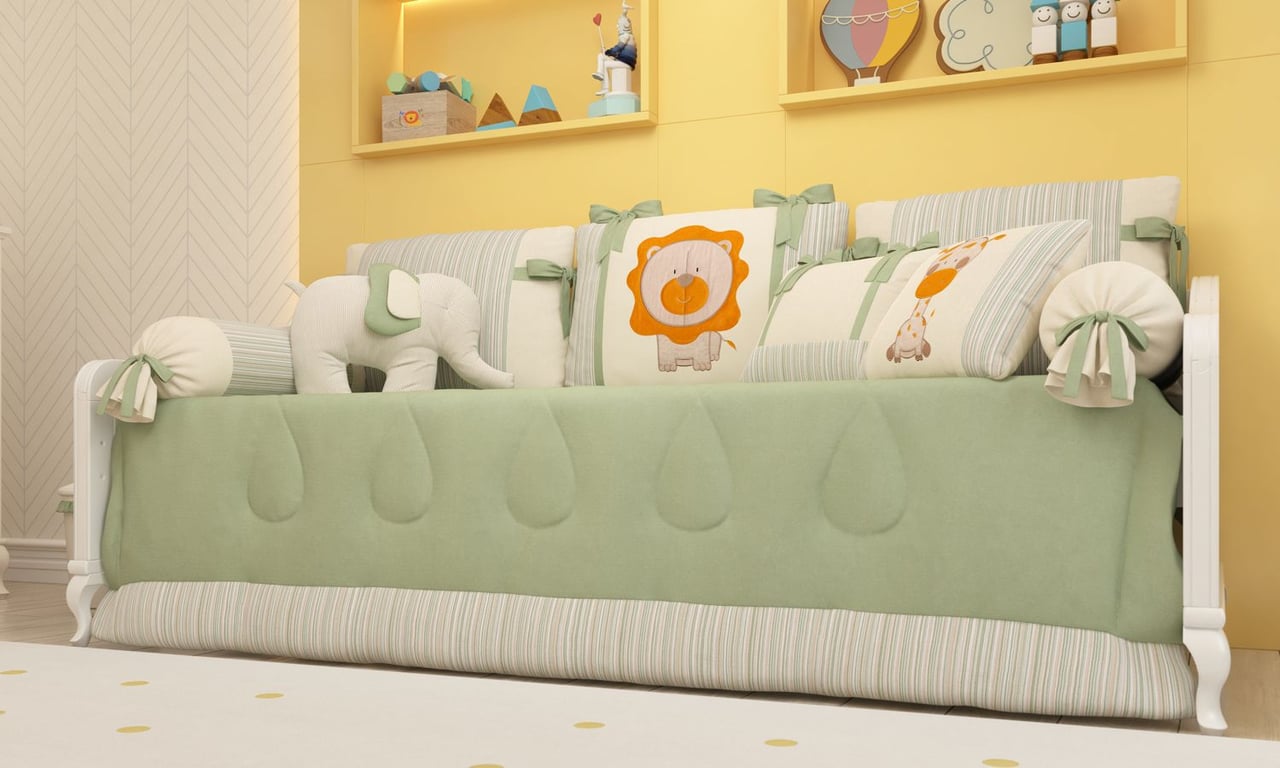 Kit Cama Babá Brincadeira na Selva — vista alternativa